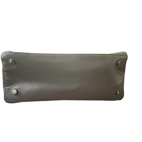 Steve Madden gray faux leather satchel, shoulder bag - Picture 5 of 9